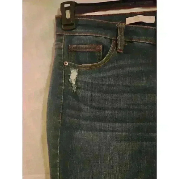 LC Lauren Conrad Womens Cuffed Skinny Ankle Jeans Size 6 Stretch - Picture 3 of 6